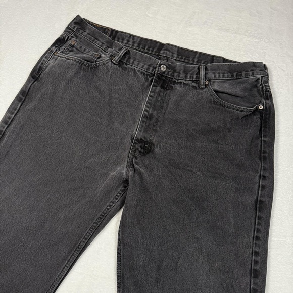 Levi's Other - Levis 550 Jeans Mens 44x30 Black Relaxed Tapered Fit Denim Pants Stonewash
